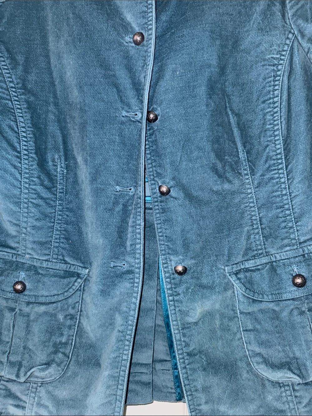 J. Jill Teal Blue Women's Jacket - Picture 3 of 4